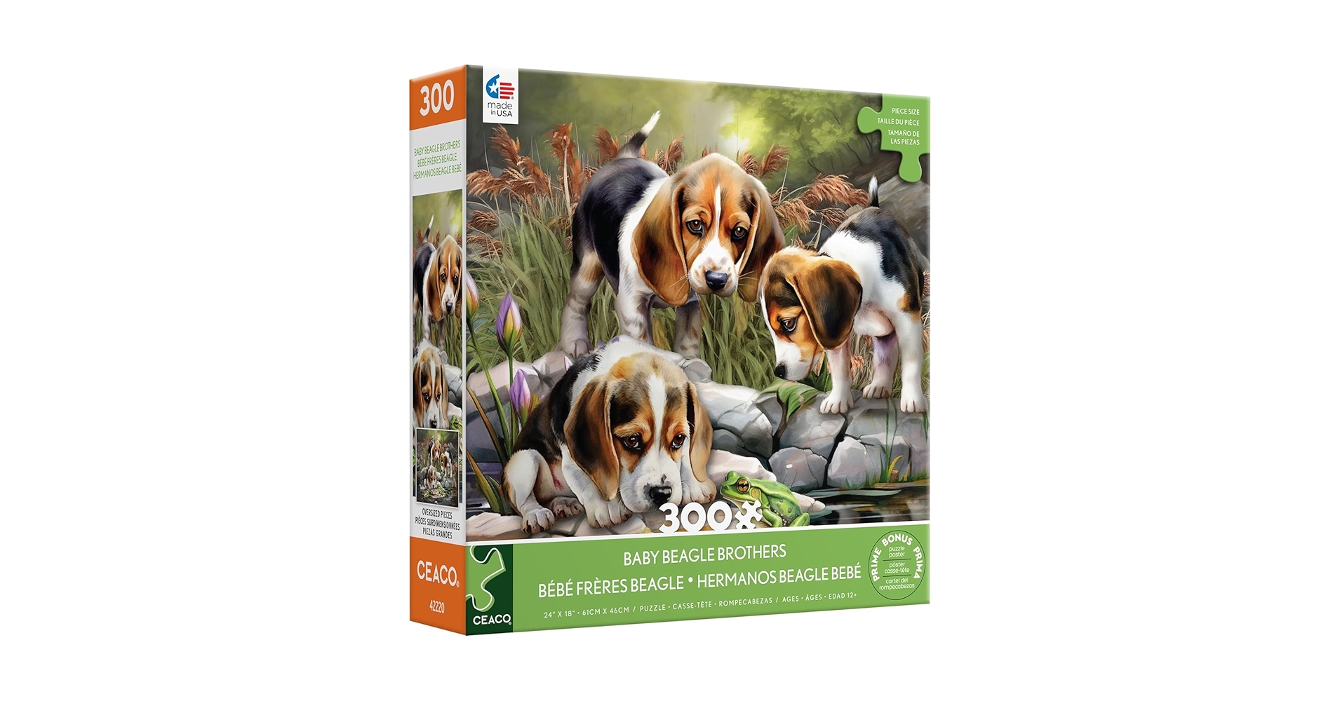 Amazon.com: Ceaco - Tom Wood - Baby Beagle Brothers - 300